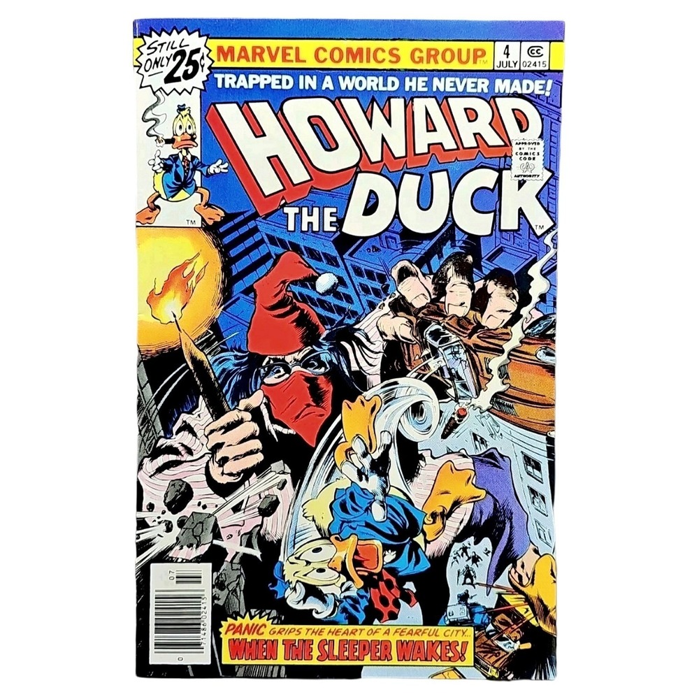 Howard The Duck #4 Comic Book July 1976 Bronze Age Marvel Comics Steve Gerber